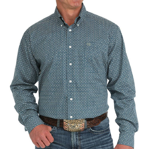 Cinch Men's Geo Print Button Down Shirt MEN - Clothing - Shirts - Long Sleeve Cinch