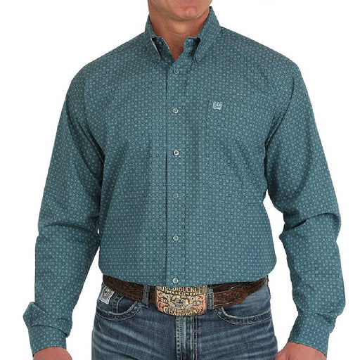 Cinch Men's Geo Print Button Down Shirt MEN - Clothing - Shirts - Long Sleeve Cinch