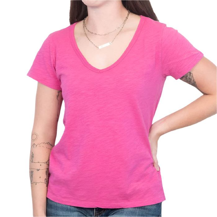 Dylan Modern Deep V Tee WOMEN - Clothing - Tops - Short Sleeved Dylan