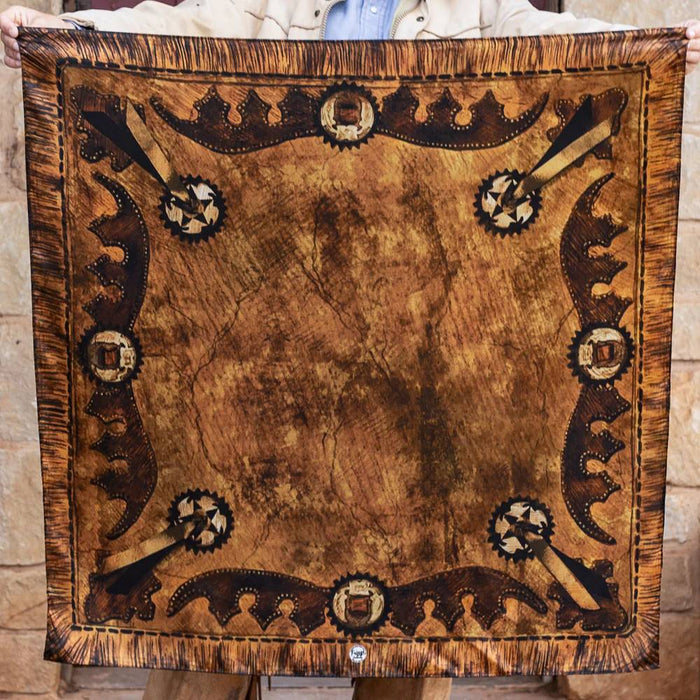 Fringe Scarves "Batwings" Short Wild Rag ACCESSORIES - Additional Accessories - Wild Rags & Scarves Fringe Scarves