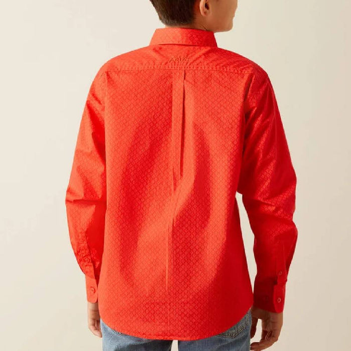 Ariat Boy's Waylen Classic Fit Button Down Shirt KIDS - Boys - Clothing - Shirts - Long Sleeve Shirts Ariat Clothing