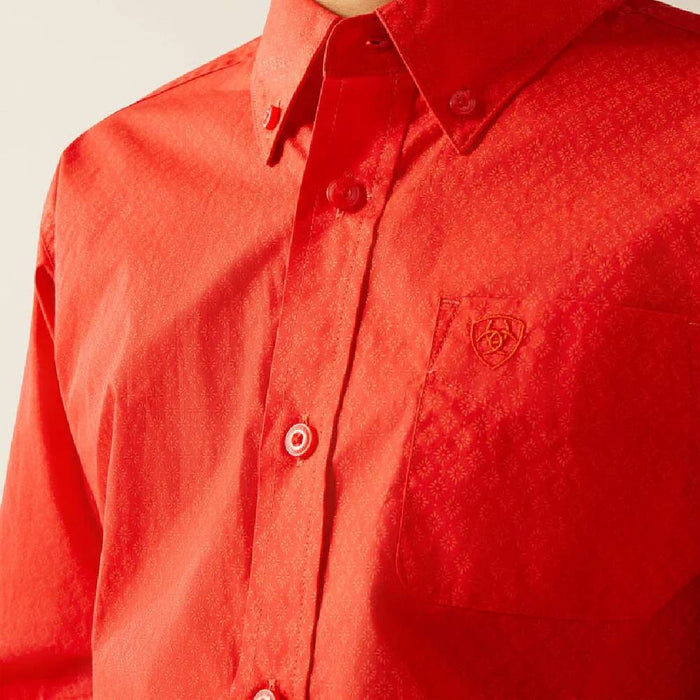 Ariat Boy's Waylen Classic Fit Button Down Shirt KIDS - Boys - Clothing - Shirts - Long Sleeve Shirts Ariat Clothing