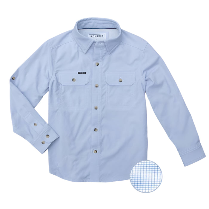 Poncho Boy's The First Mate Original Shirt KIDS - Boys - Clothing - Shirts - Long Sleeve Shirts Poncho Outdoors