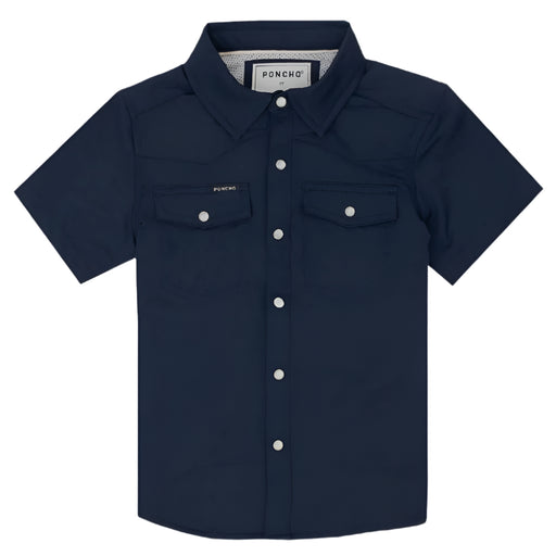 Poncho Boy's The Calf Scramble Western Shirt KIDS - Boys - Clothing - Shirts - Short Sleeve Shirts Poncho Outdoors