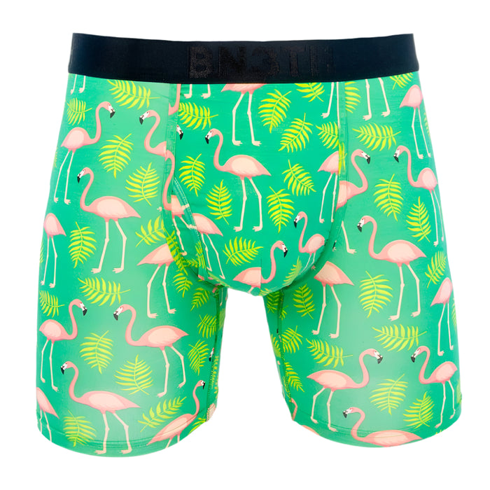 BN3TH Classic Boxer Brief - Fly Flamingos Spruce MEN - Clothing - Underwear, Socks & Loungewear - Underwear BN3TH