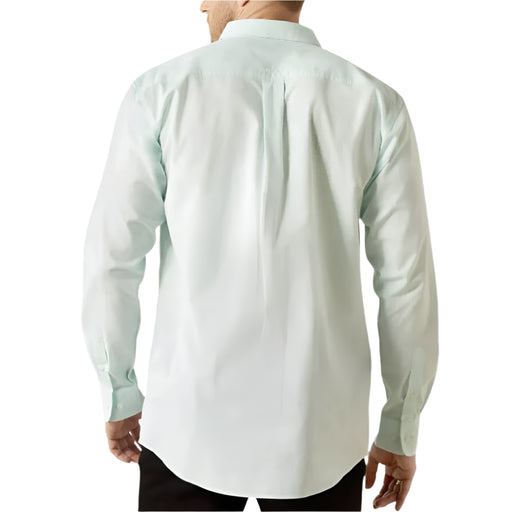 Ariat Men's Solid Slub Classic Fit Button Down Shirt MEN - Clothing - Shirts - Short Sleeve Ariat Clothing