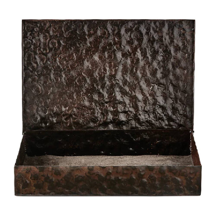 Jan Barboglio Cuerno Large Box w/Leather Insert HOME & GIFTS - Home Decor - Decorative Accents Jan Barboglio By Blanca Santa