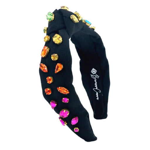 Girl's Black Headband w/Rainbow Gradient Crystals KIDS - Accessories Brianna Cannon