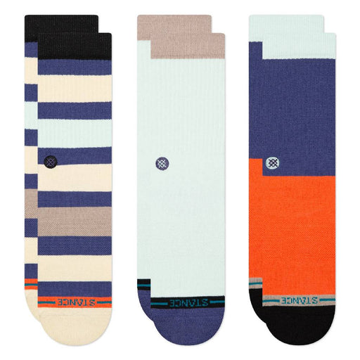 Stance Men's Bayside Crew Socks - 3 Pack Multicolor MEN - Clothing - Underwear, Socks & Loungewear - Socks Stance