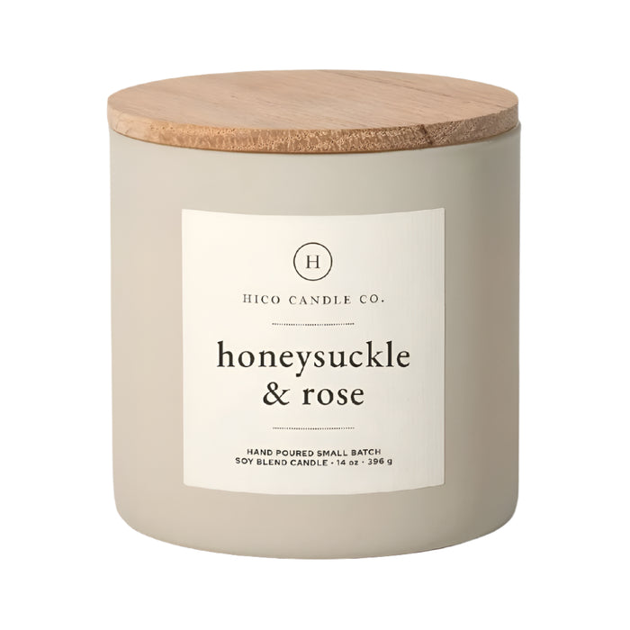 Hico Candle Co Honeysuckle & Rose Candle HOME & GIFTS - Home Decor - Candles + Diffusers Hico Candle Co.
