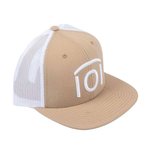 101 Ranch Logo Flatbill Cap - Khaki/White TESKEY'S GEAR - Baseball Caps Teskey's