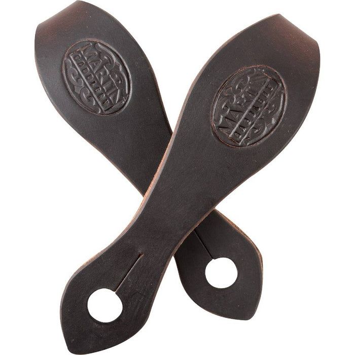 Martin Saddlery Harness Leather Slobber Straps Tack - Reins Martin Saddlery Chocolate Harness