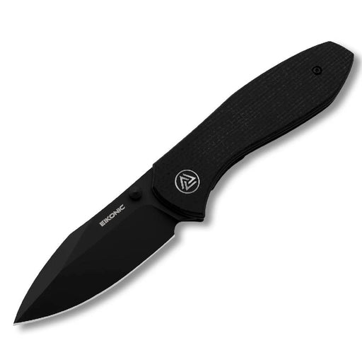 Eikonic Kasador Black G10 2.7" Drop Point Knives Eikonic Knives