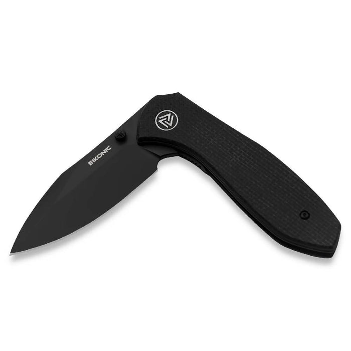 Eikonic Kasador Black G10 2.7" Drop Point Knives Eikonic Knives