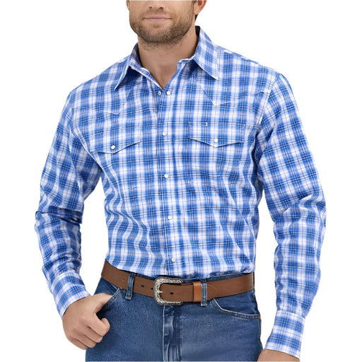 Wrangler Men's Pearl Snap Western Shirt MEN - Clothing - Shirts - Long Sleeve Wrangler