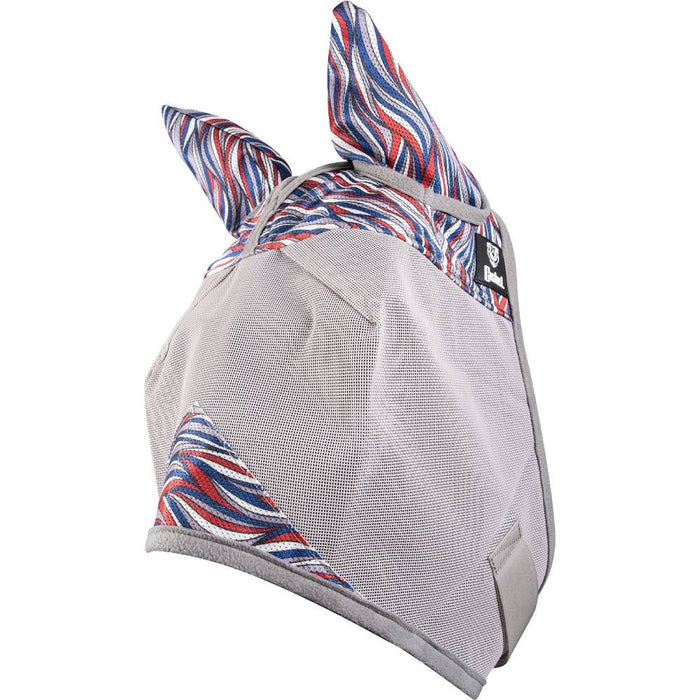 Cashel Crusader Patterned Fly Mask Equine - Fly & Insect Control Cashel American Wave With Ears Weanling/Small Pony