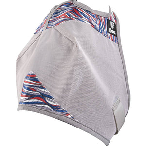 Cashel Crusader Patterned Fly Mask Equine - Fly & Insect Control Cashel American Wave Standard Weanling/Small Pony