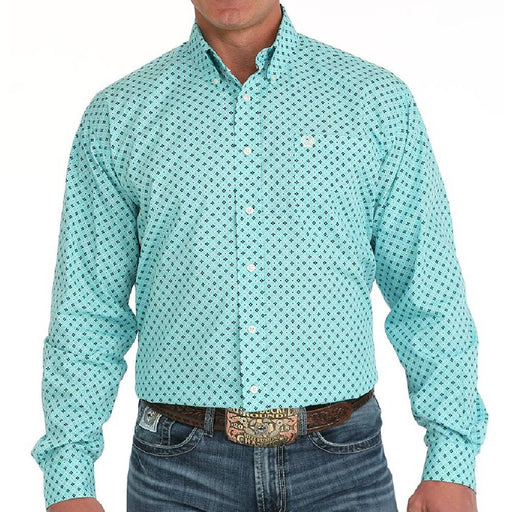 Cinch Men's Geo Print Button Down Western Shirt MEN - Clothing - Shirts - Long Sleeve Cinch