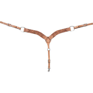 Cashel 2-1/4" Antique Leaf Breast Collar Tack - Breast Collars Cashel