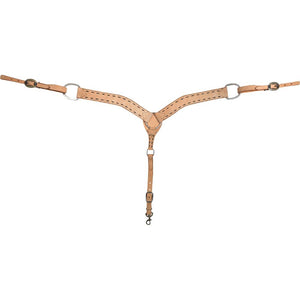 Cashel 2" Buckstitched Breast Collar Tack - Breast Collars Cashel