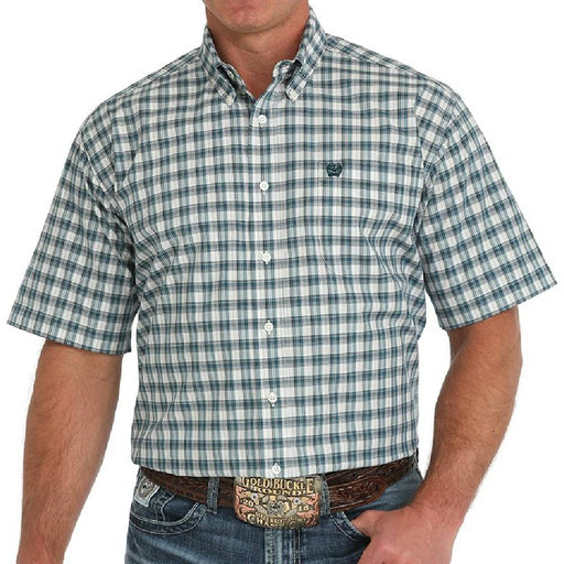 Cinch Men's Plaid Button Down Shirt MEN - Clothing - Shirts - Short Sleeve Cinch