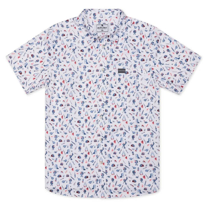 Burlebo Performance Button Up Shirt - Grillmaster MEN - Clothing - Shirts - Short Sleeve Burlebo