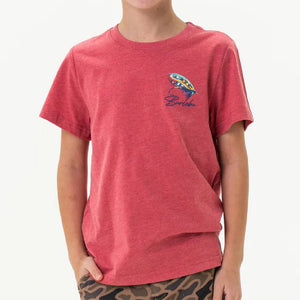 Burlebo Boy's Big Fly Tee - Heather Crimson KIDS - Boys - Clothing - T-Shirts & Tank Tops Burlebo