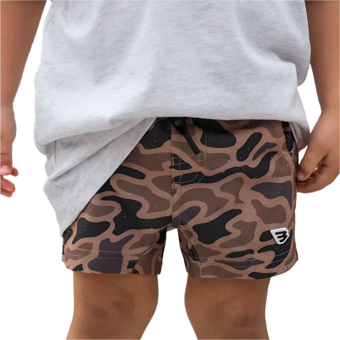 Burlebo Boy's Athletic Shorts - Gauge Camo KIDS - Boys - Clothing - Shorts Burlebo