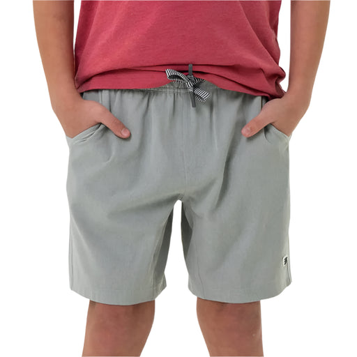 Burlebo Boy's Athletic Shorts - Light Grey/Grey Aztec KIDS - Boys - Clothing - Shorts Burlebo