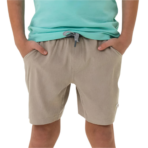 Burlebo Boy's Athletic Shorts - Heather Khaki/Venado Camo KIDS - Boys - Clothing - Shorts Burlebo