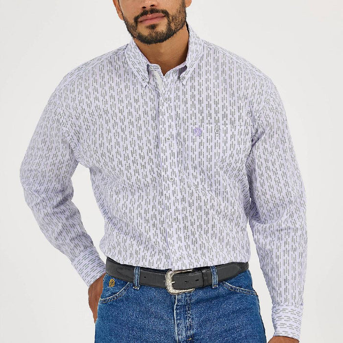 Wrangler Men's George Straight Button Down Shirt MEN - Clothing - Shirts - Long Sleeve Wrangler