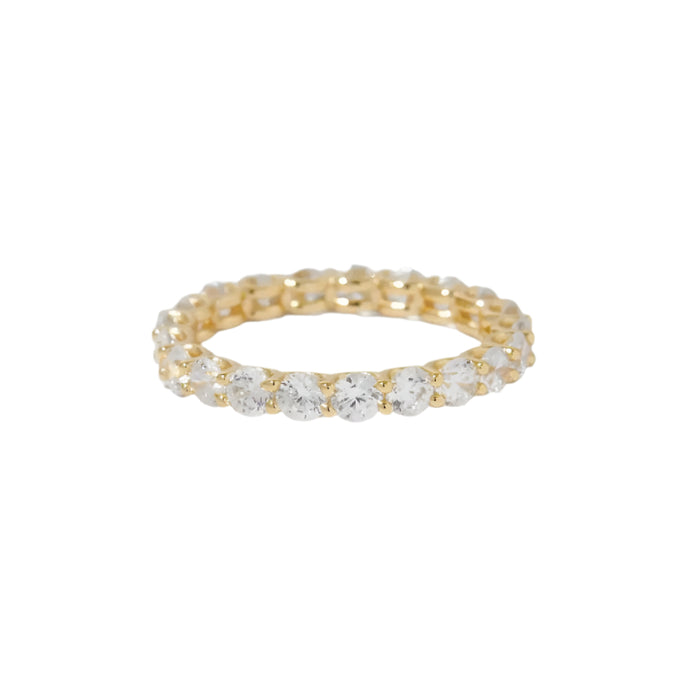 Gold Studded Eternity Band WOMEN - Accessories - Jewelry - Rings Sami Jewels
