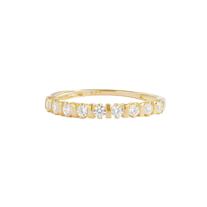 Gold Bianca Stacking Ring WOMEN - Accessories - Jewelry - Rings Sami Jewels