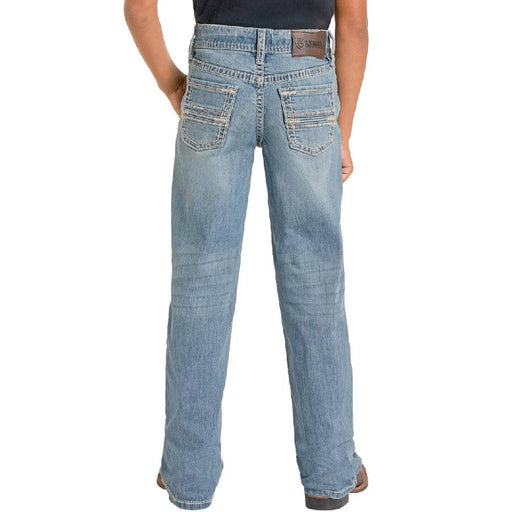 Rock & Roll Denim Boy's Dot Embroidered Bootcut Jean KIDS - Boys - Clothing - Jeans Panhandle