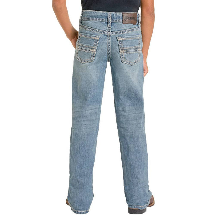 Rock & Roll Denim Boy's Dot Embroidered Bootcut Jean KIDS - Boys - Clothing - Jeans Panhandle