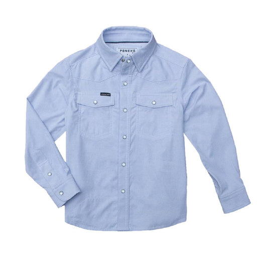 Poncho Boy's The Ranch Hand Western Shirt KIDS - Boys - Clothing - Shirts - Long Sleeve Shirts Poncho Outdoors