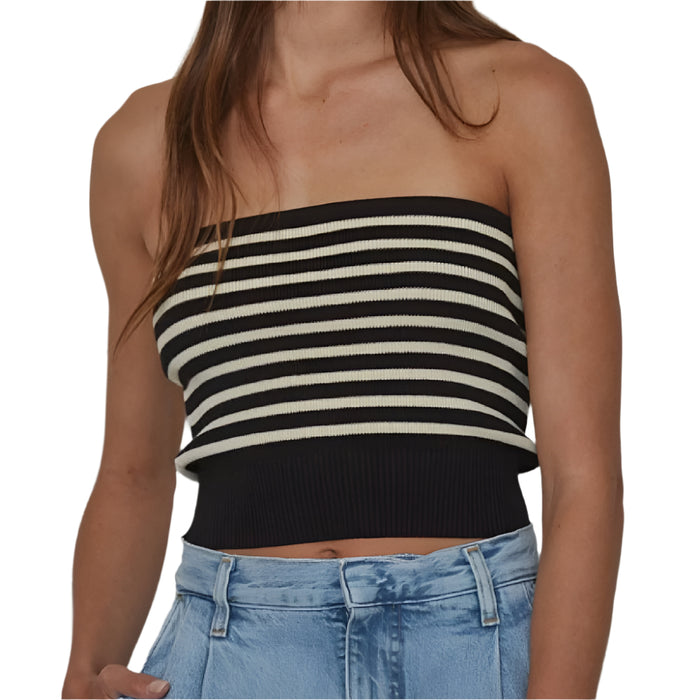 * Striped Tube Top - FINAL SALE WOMEN - Clothing - Tops - Sleeveless By Together