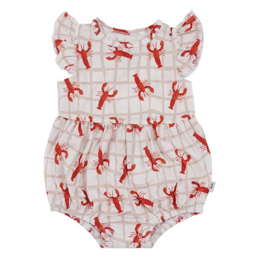 Baby Crawfish Flutter Sleeve Bubble Romper KIDS - Baby - Baby Girl Clothing Goosies