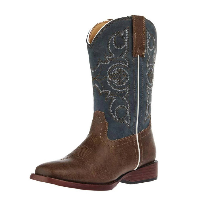* Roper Boy's Navy Western Stitch Boot - FINAL SALE KIDS - Footwear - Boots ROPER APPAREL & FOOTWEAR