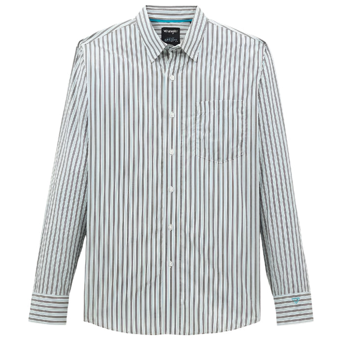 Wrangler Men's Cody Johnson Stripe Button Down Shirt MEN - Clothing - Shirts - Long Sleeve Wrangler
