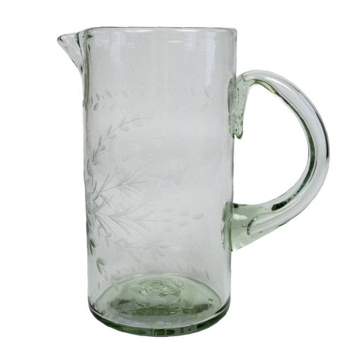 Crystal Wide Cylinder Pitcher - Sunflower HOME & GIFTS - Tabletop + Kitchen - Serveware & Utensils Rose Ann Hall Designs