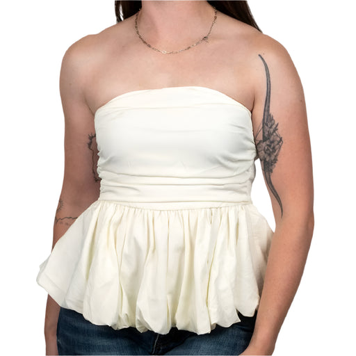 Smocked Balloon Tube Top WOMEN - Clothing - Tops - Sleeveless J.NNA