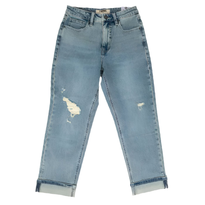 Rock & Roll Denim Women's Distressed Cropped Jean WOMEN - Clothing - Jeans Panhandle