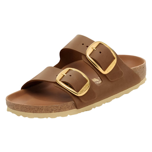 Birkenstock Arizona Big Buckle - Cognac Leather WOMEN - Footwear - Sandals Birkenstock