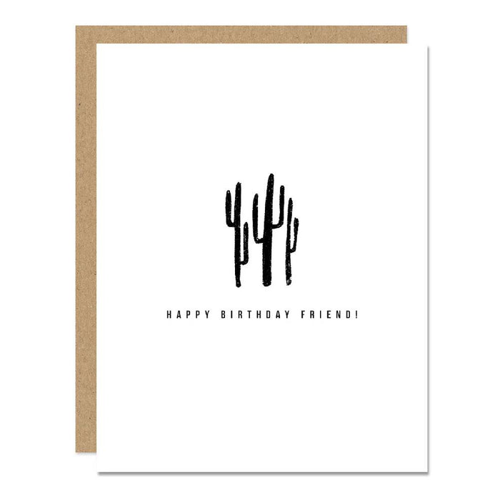 Cactus Happy Birthday Card HOME & GIFTS - Gifts Maddon and Co