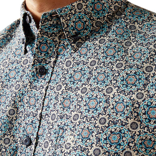 Ariat Men's Santiago Geo Print Button Down Shirt MEN - Clothing - Shirts - Long Sleeve Ariat Clothing
