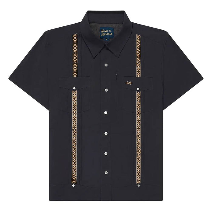 Texas Standard Guayabera Libre Button Down Shirt - Diablo Oro MEN - Clothing - Shirts - Short Sleeve Texas Standard