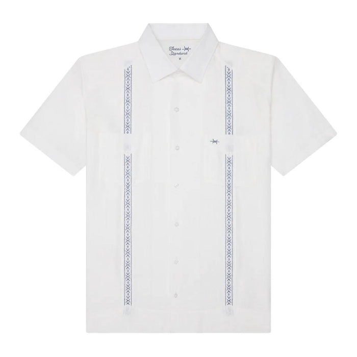 Texas Standard Tejas Guayabera Button Down Shirt - Perla MEN - Clothing - Shirts - Short Sleeve Texas Standard