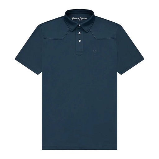 Texas Standard Lariat Western Polo Shirt - Indigo MEN - Clothing - Shirts - Short Sleeve Texas Standard