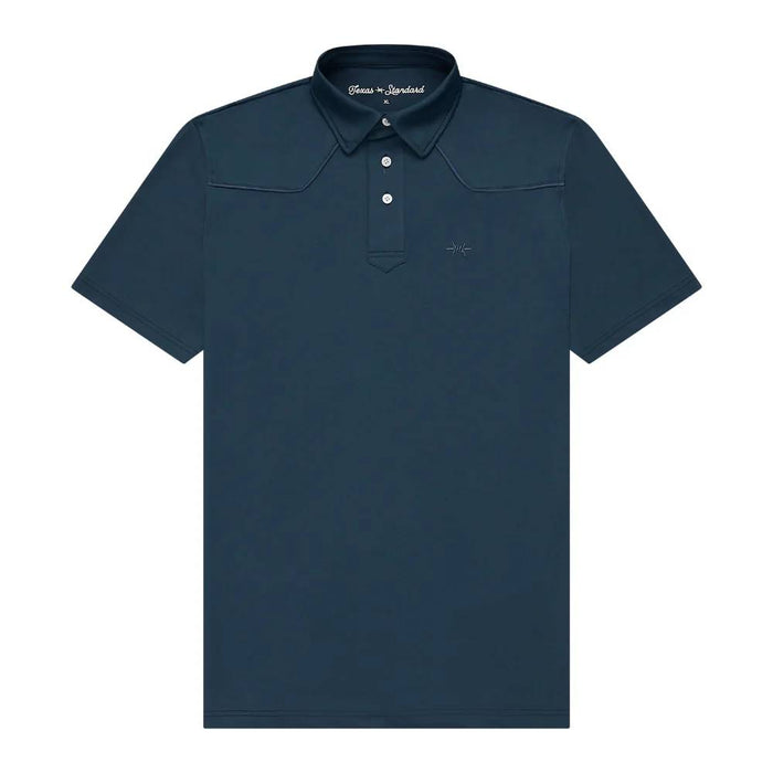 Texas Standard Lariat Western Polo Shirt - Indigo MEN - Clothing - Shirts - Short Sleeve Texas Standard